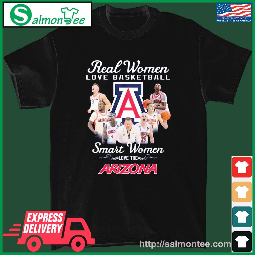 2023 Real Women Love Basketball Smart Women Love The Arizona Wildcats Team Shirt