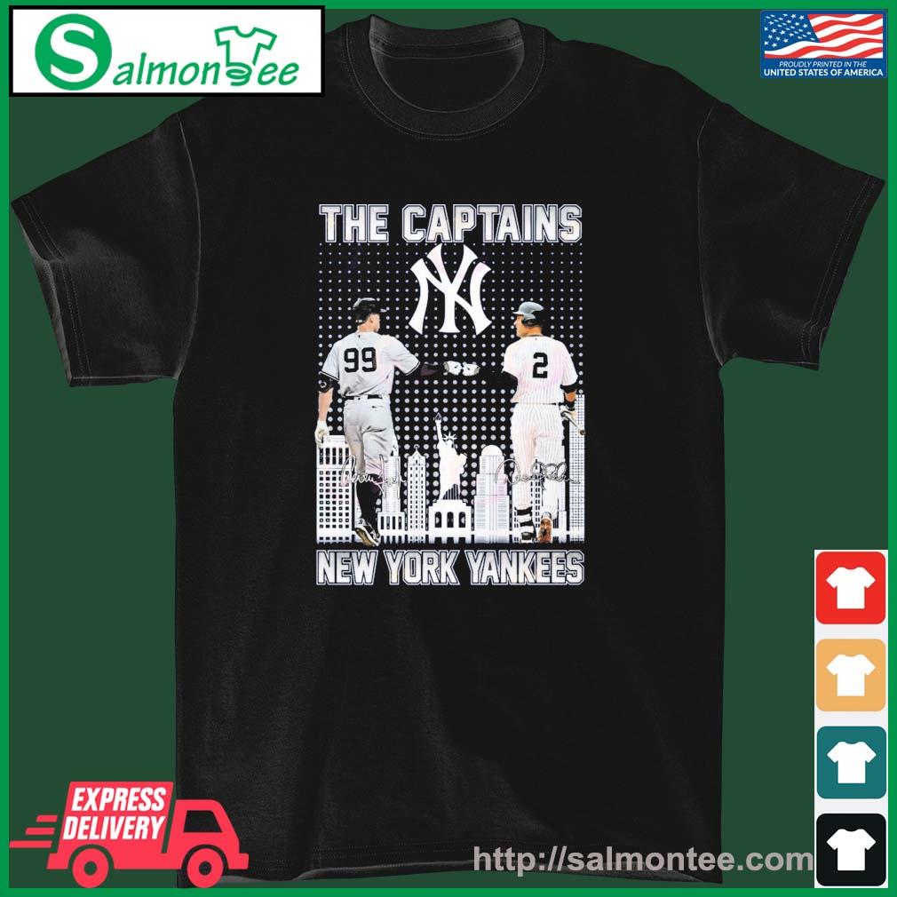 New York Yankees Derek Jeter and Aaron Judge captain signatures shirt,  hoodie, sweater, long sleeve and tank top