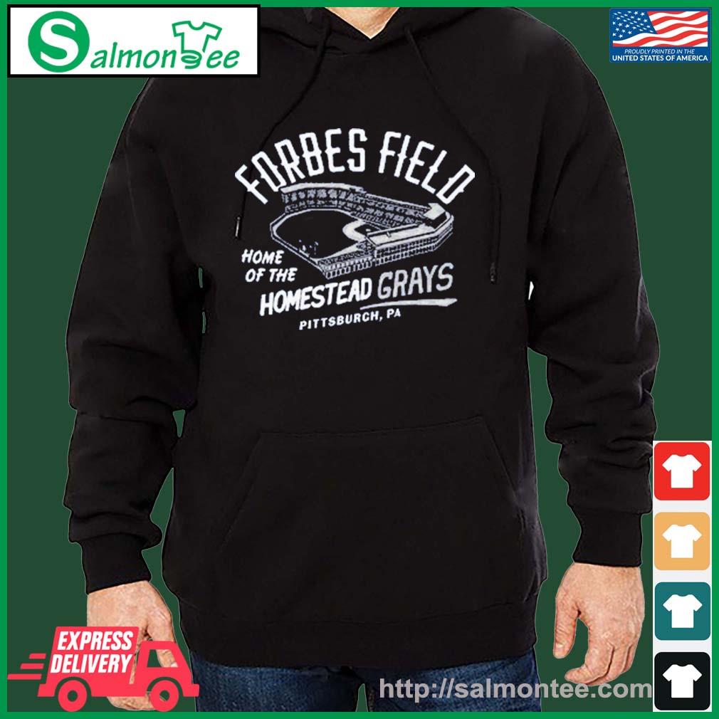 Forbes Field Home Of The Homestead Grays Pittsburgh s salmon black hoodie