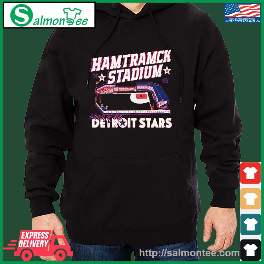 Hamtramck Stadium Home Of The Detroit s salmon black hoodie