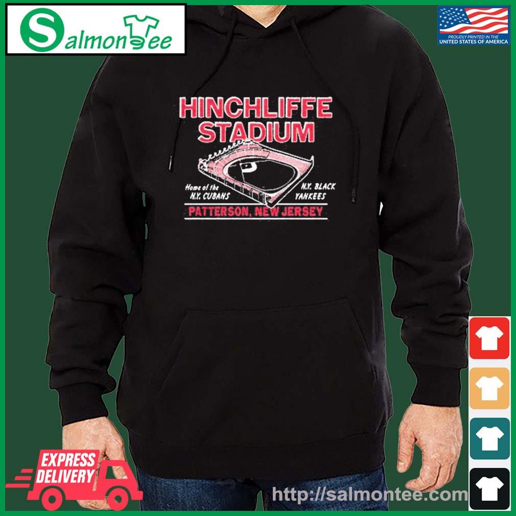 Hinchliffe Stadium New Jersey s salmon black hoodie