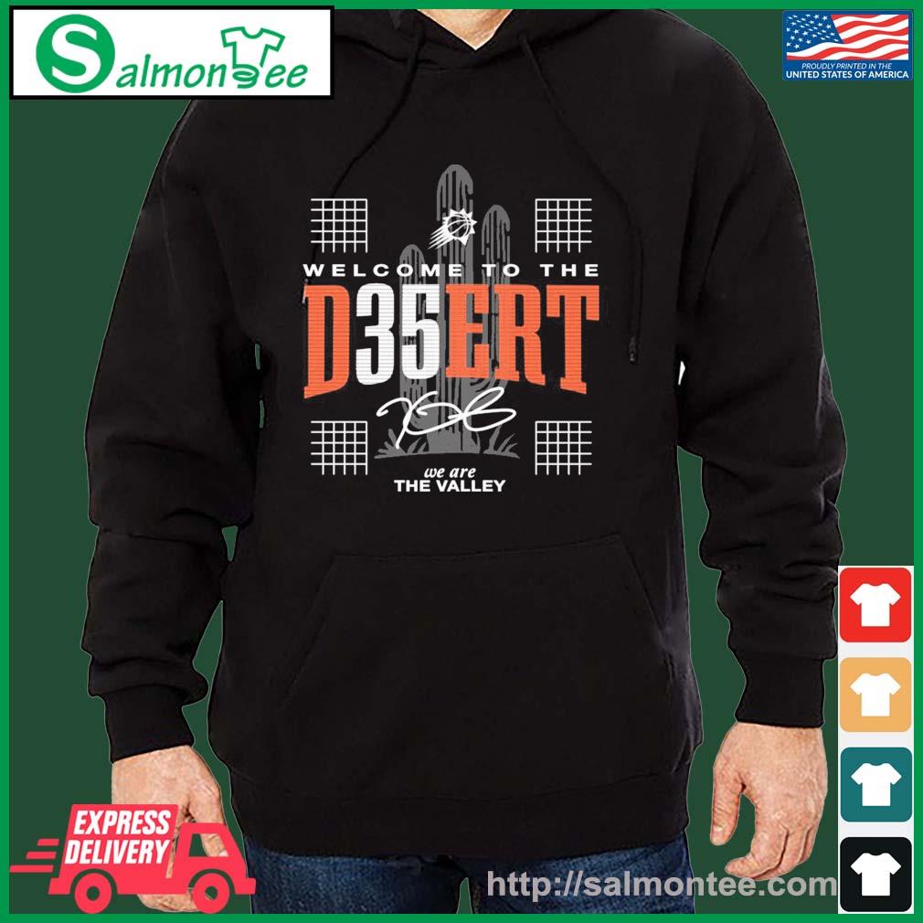 Kevin Durant Welcome To The D35ERT We Are Valley Shirt salmon black hoodie