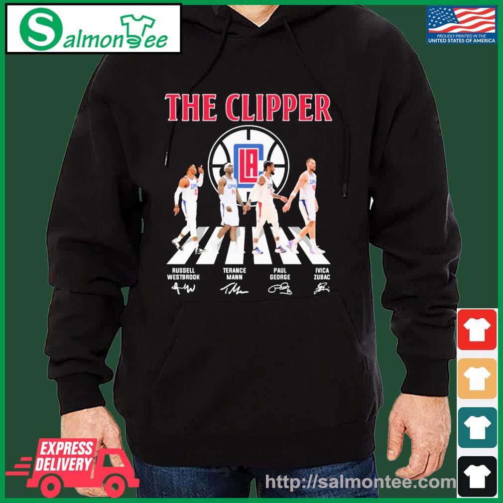 Los Angeles Clippers The Clipper Abbey Road Signatures Shirt salmon black hoodie