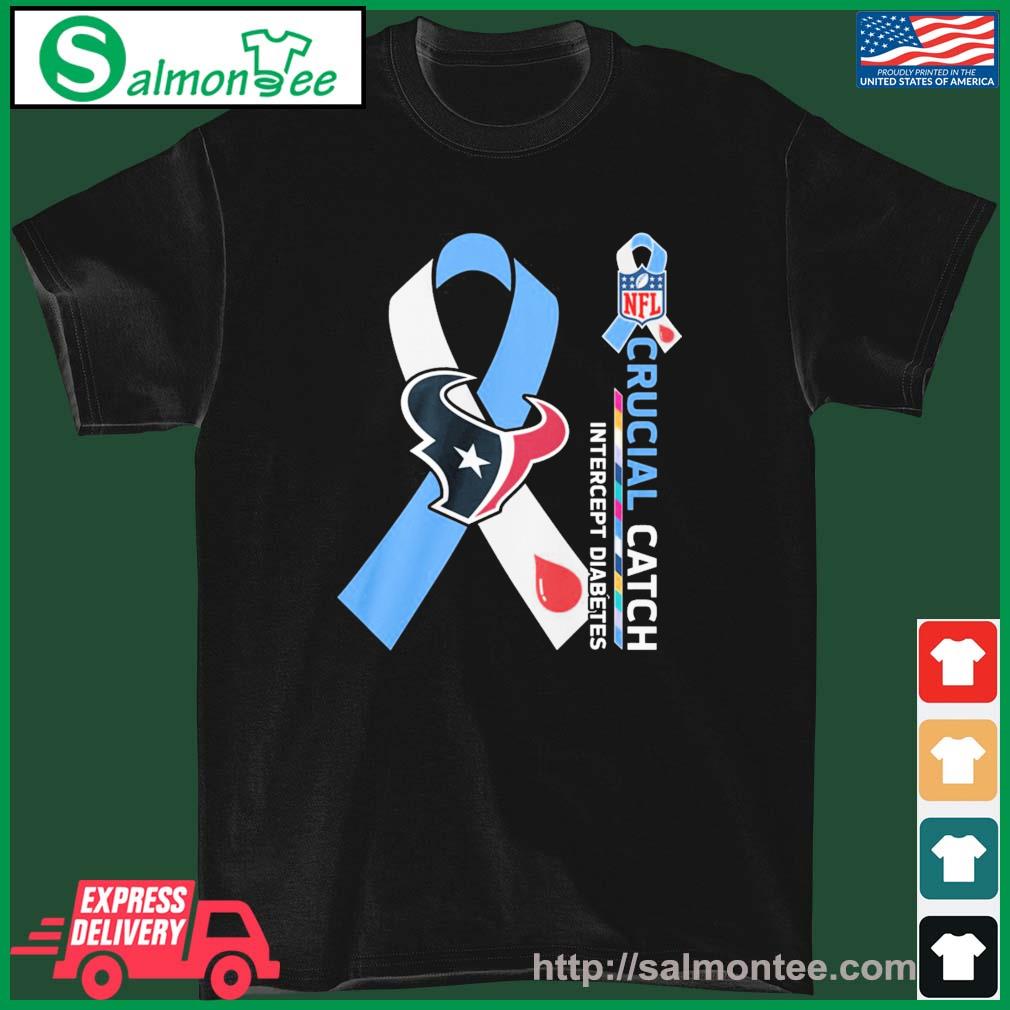 Houston Texans Crucial Catch Intercept Diabetes 2023 Shirt - High-Quality  Printed Brand