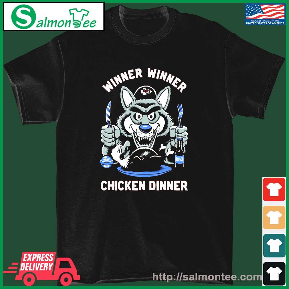 Ofiicial Kansas City Chiefs Champions 2023 Winner Winner Chicken Dinner Shirt