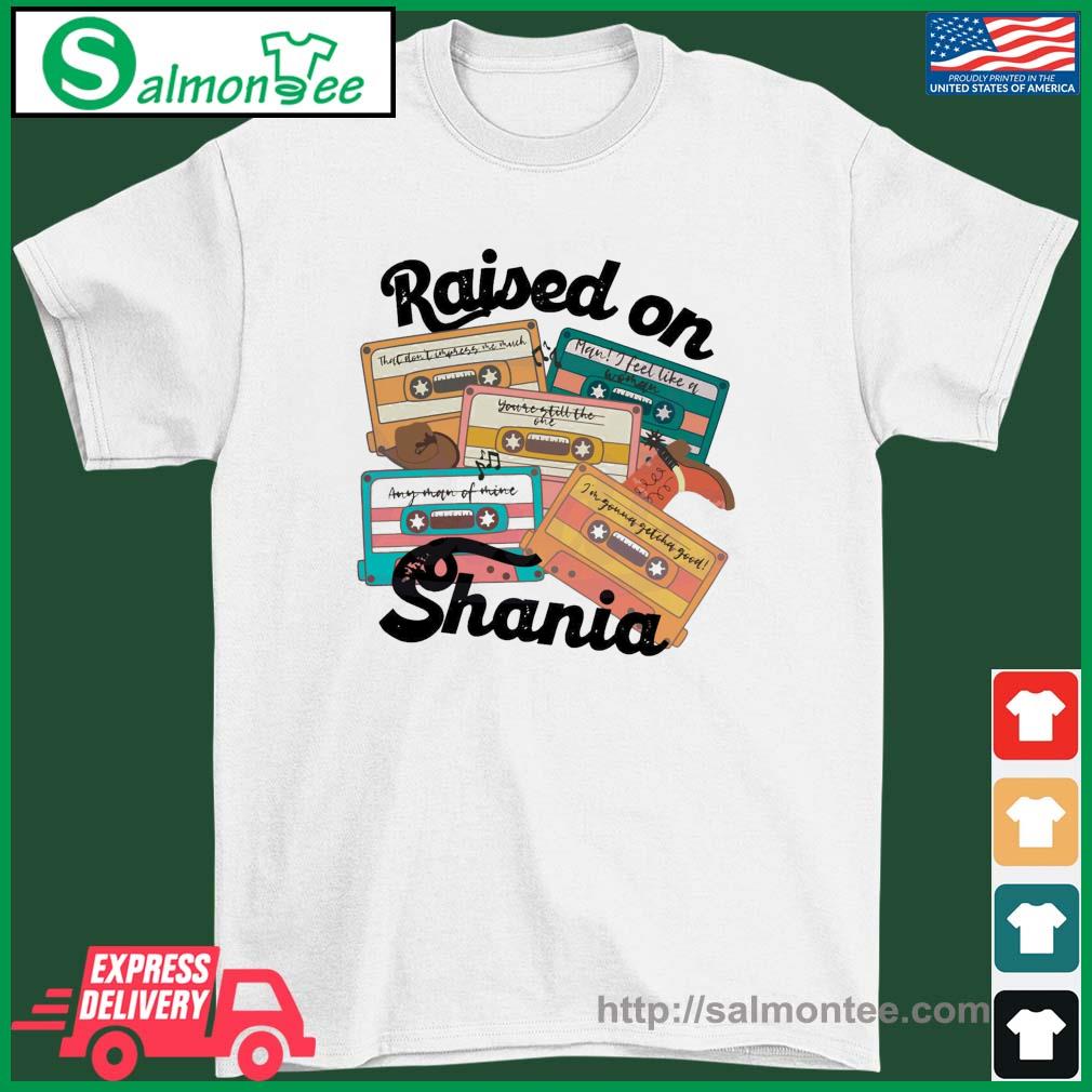 Raised On Shania Country Music Cassette Shirt