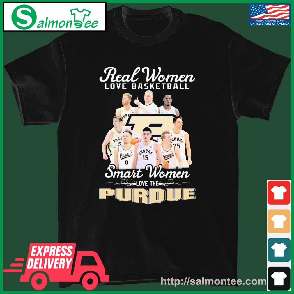 Real Women Love Basketball Smart Women Love The Purdue Boilermakers 2023 Big Ten Champions Shirt