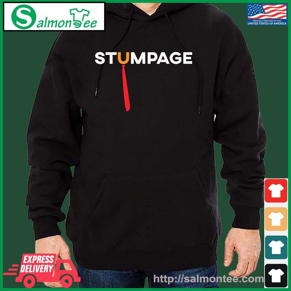 Stumpage - Anti Trump T-Shirt salmon black hoodie