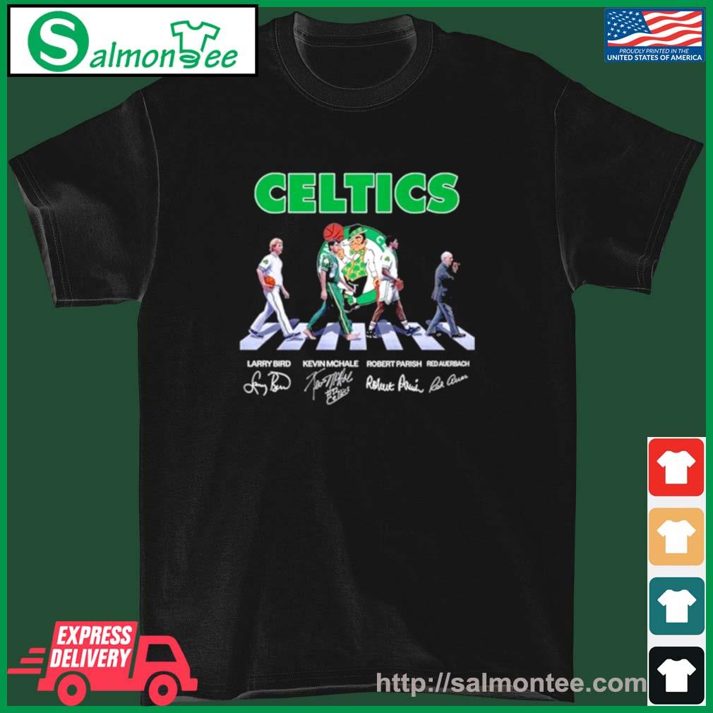 The Celtics Basketball Team Abbey Road 2023 Signatures Shirt