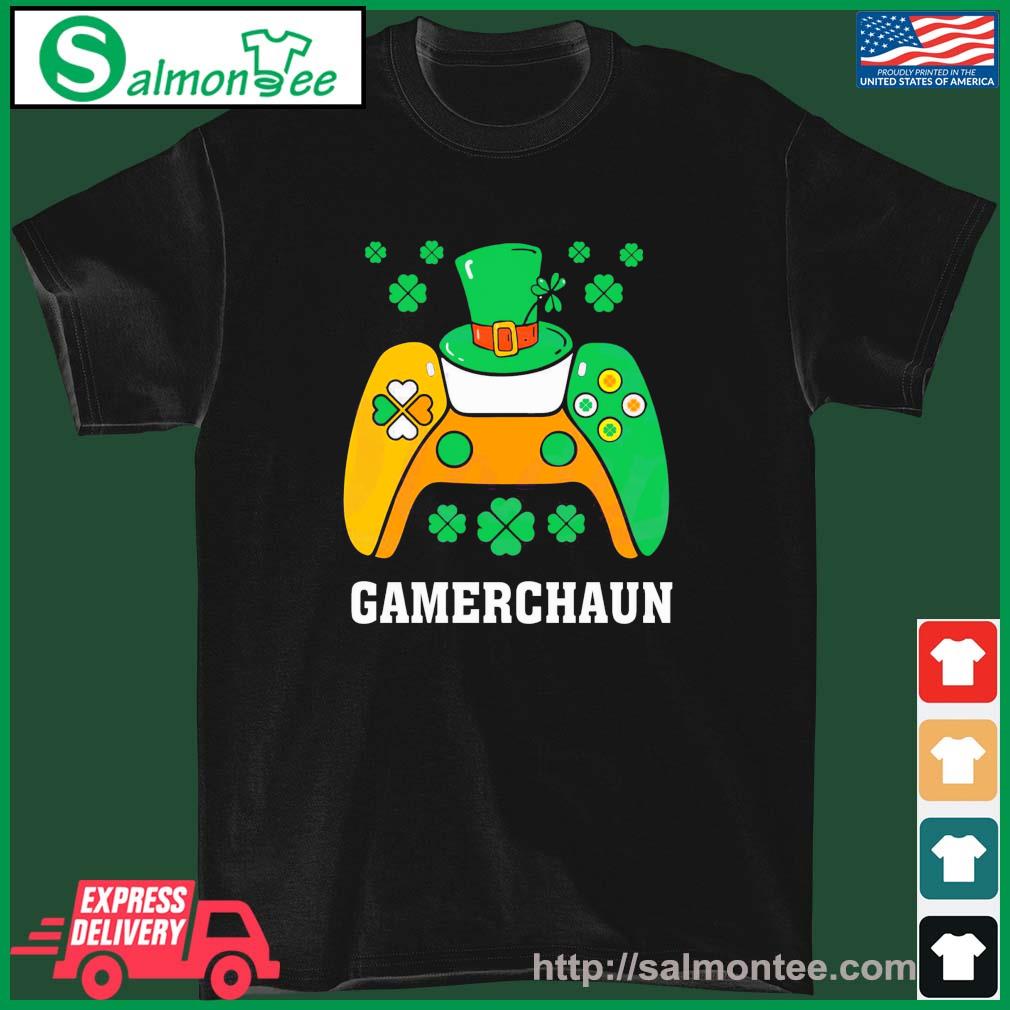Video Game St Patricks Day St Patricks Day Gamerchaun Shirt