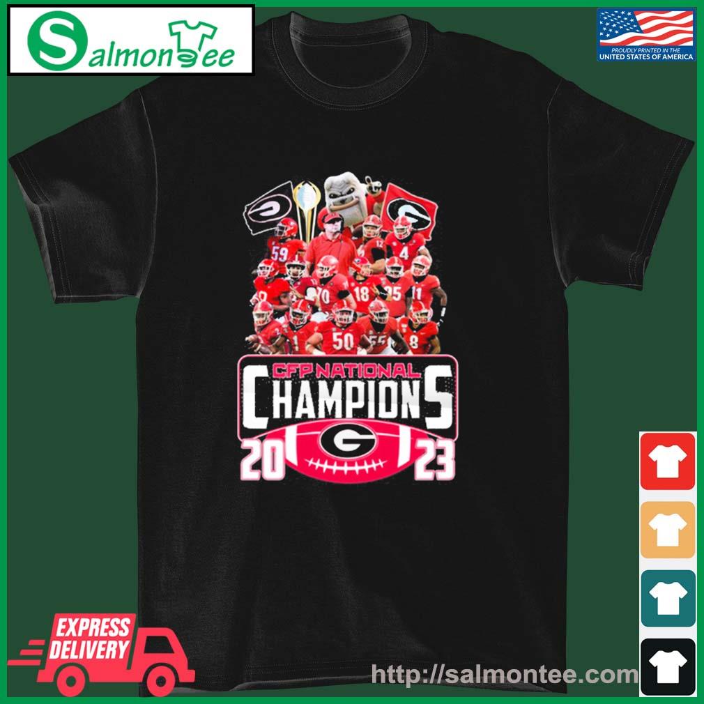 2023 CFP National Champions Georgia Bulldogs Players Shirt