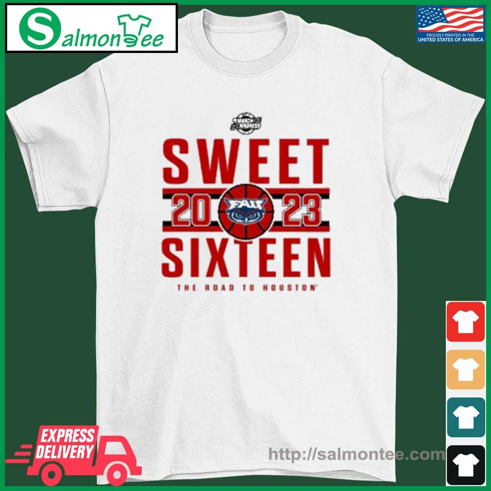 2023 Ncaa Fau Owls Men’s Basketball Sweet Sixteen The Road To Houston Shirt