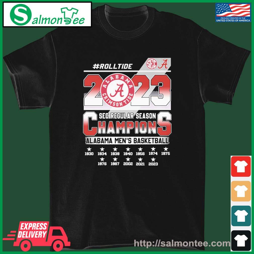 2023 Rolltide Alabama Sec Regular Season Champions Shirt