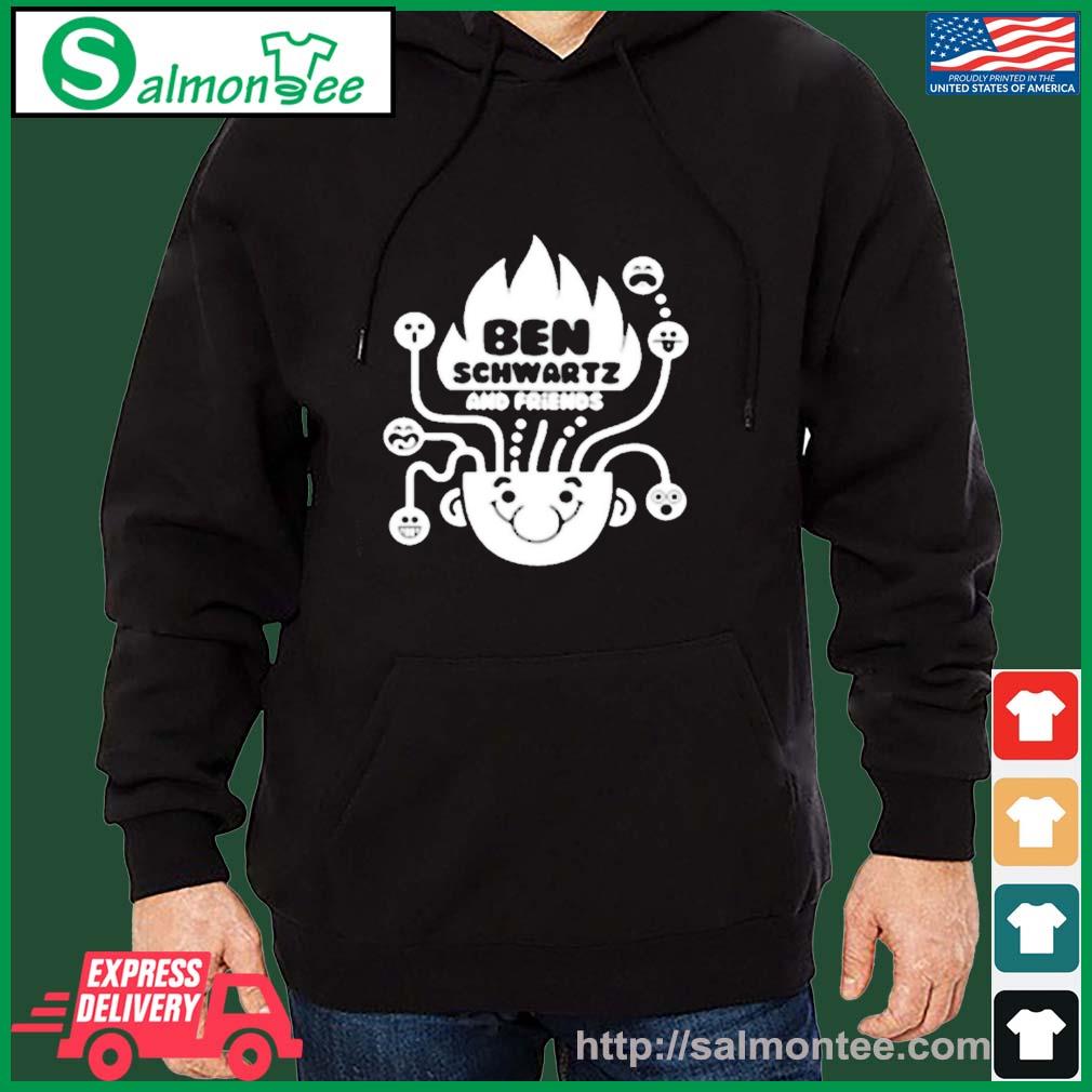Ben Schwartz And Friends Shirt salmon black hoodie