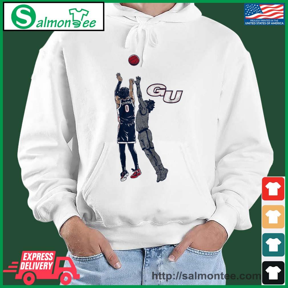 Best gonzaga Basketball Julian Strawther The Shot Shirt salmon white hoodie