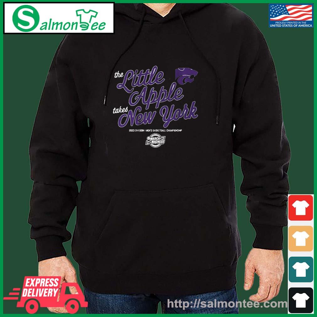 Best kansas State Basketball The Little Apple Takes New York Shirt salmon black hoodie