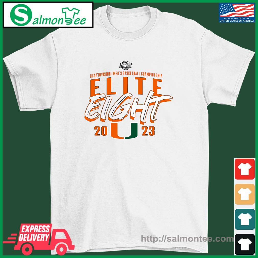 Best miami Hurricanes NCAA Men's Basketball Elite Eight 2023 Shirt