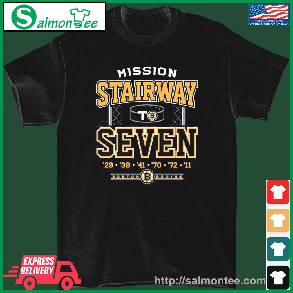 Best mission Stairway Seven Boston Bruins Shirt