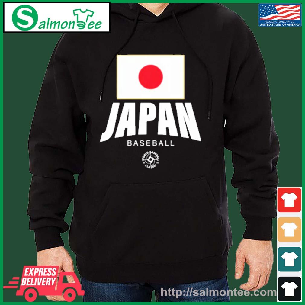 Black Japan Baseball Legends 2023 World Baseball Shirt salmon black hoodie