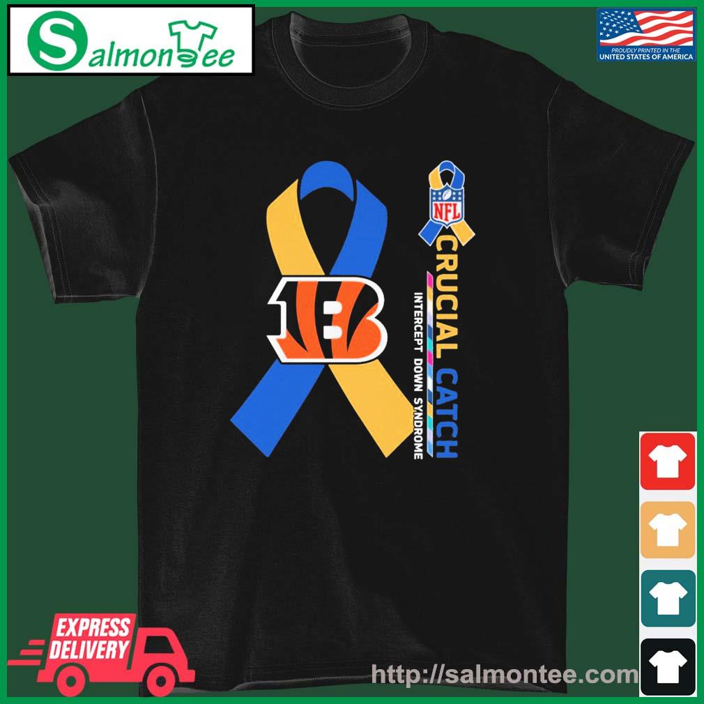 Crucial Catch Down Syndrome Cincinnati Bengals Shirt