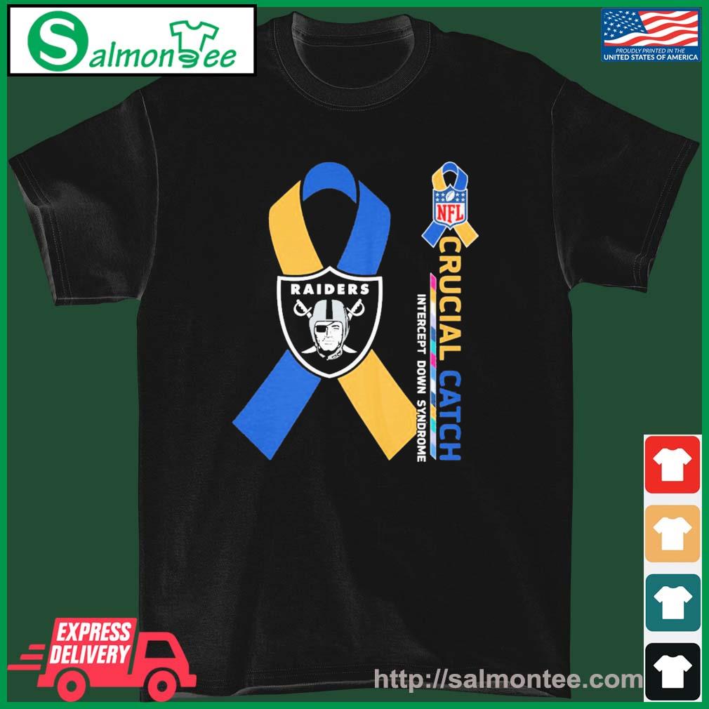 Crucial Catch Down Syndrome Las Vegas Raiders Shirt