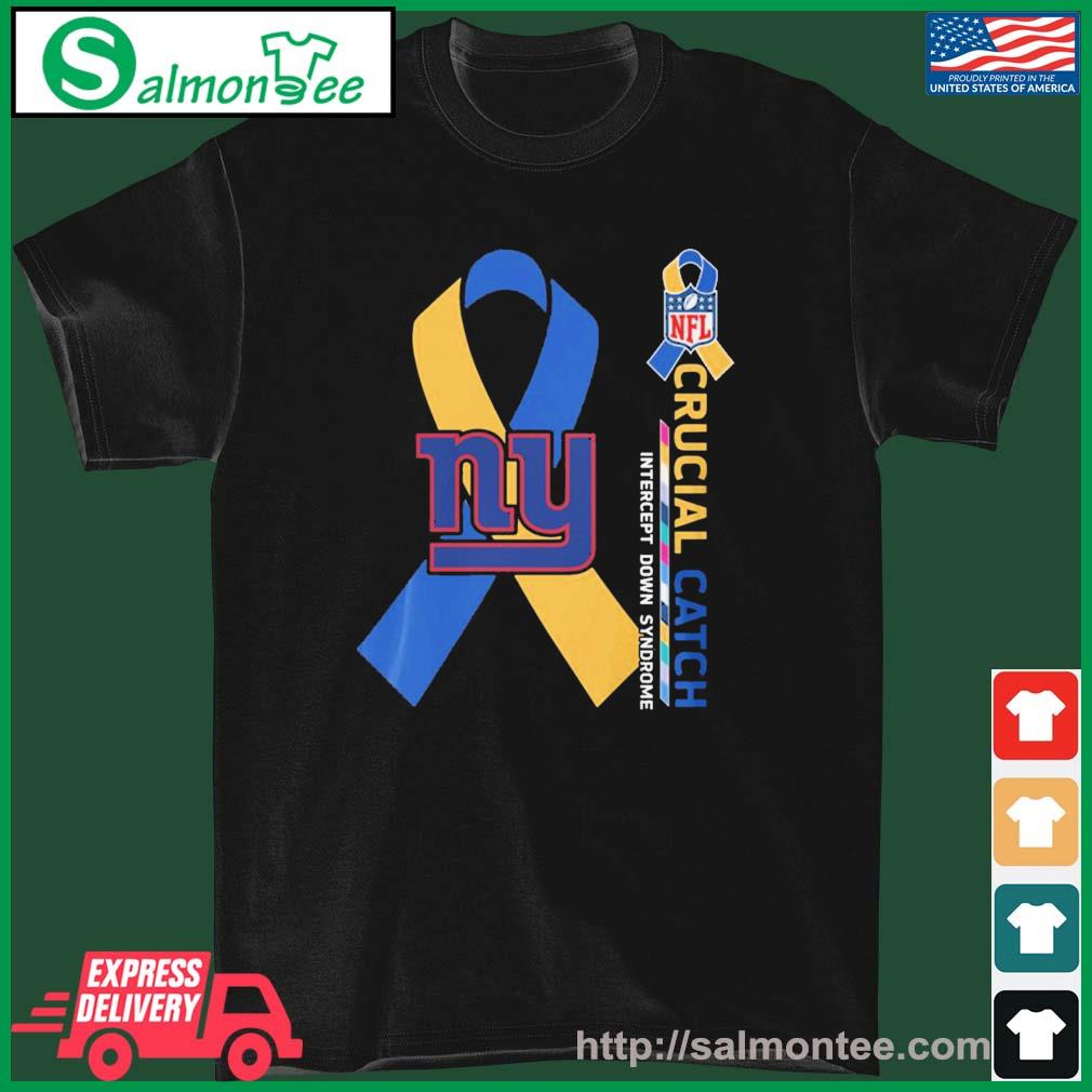 Crucial Catch Down Syndrome New York Giants Shirt