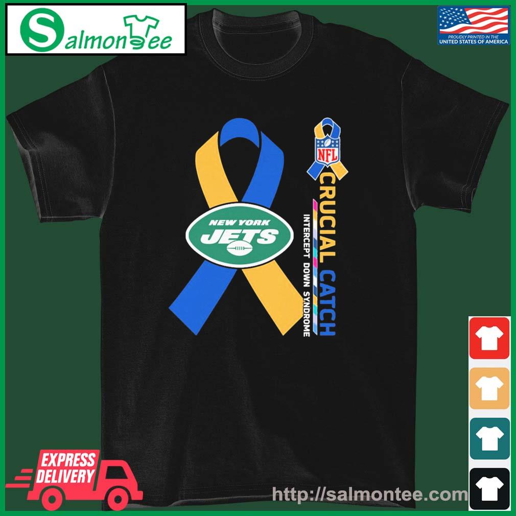 Crucial Catch Down Syndrome New York Jets Shirt