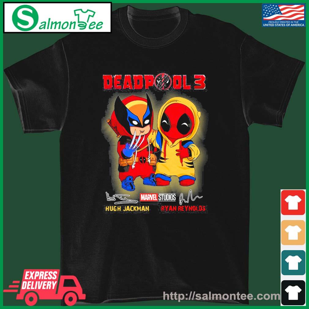 Deadpool 3 Character Hugh Jackman Ryan Reynolds Signature Shirt, hoodie ...