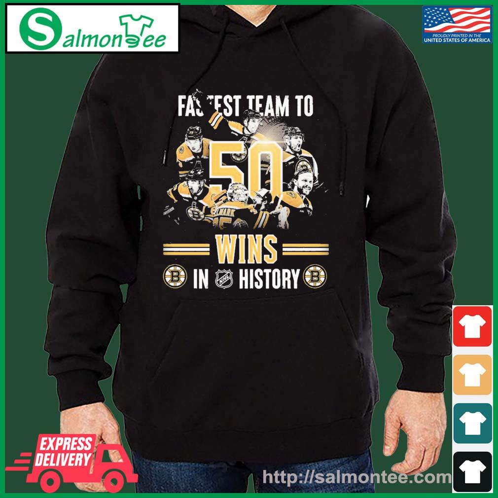 Fastest Team To 50 Wins In Nhl History Shirt salmon black hoodie