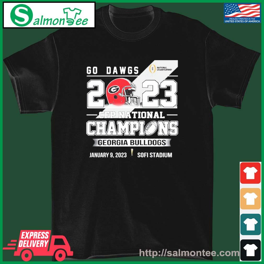 Georgia Bulldogs Go Dawgs 2023 Cfp National Champions Shirt