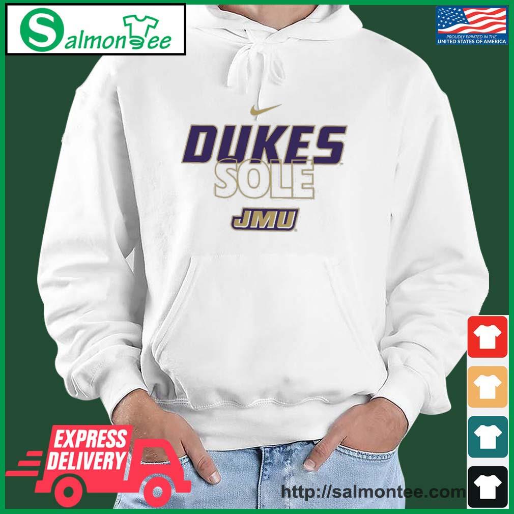 James Madison Dukes Nike Dukes Sole Basketball Shirt salmon white hoodie