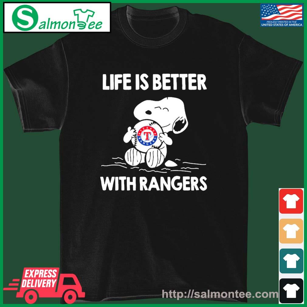 Life Is Better With Texas Rangers T-shirt