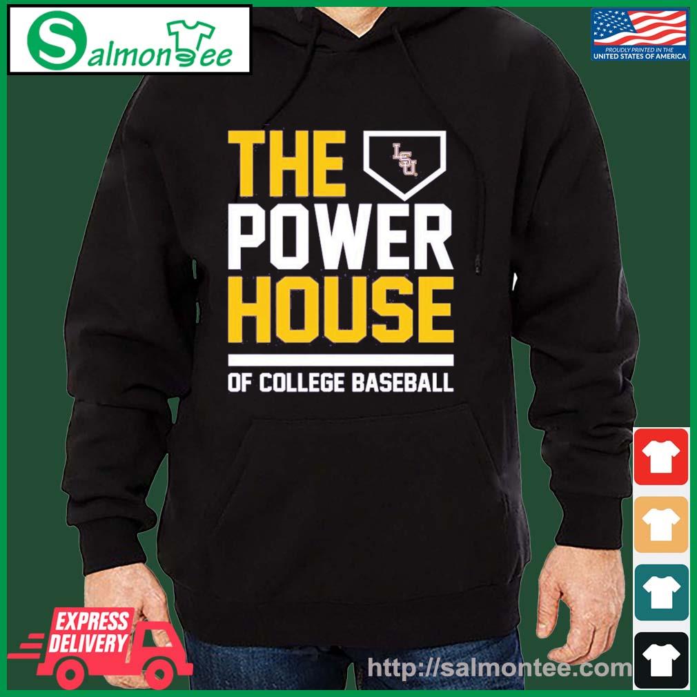 LSU Tigers the power house of college baseball shirt, hoodie