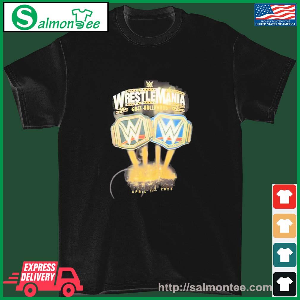 Mitchell & Ness Black WWE WrestleMania 39 Shirt