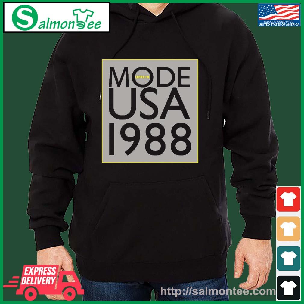 Mode Usa 1988 Shirt salmon black hoodie