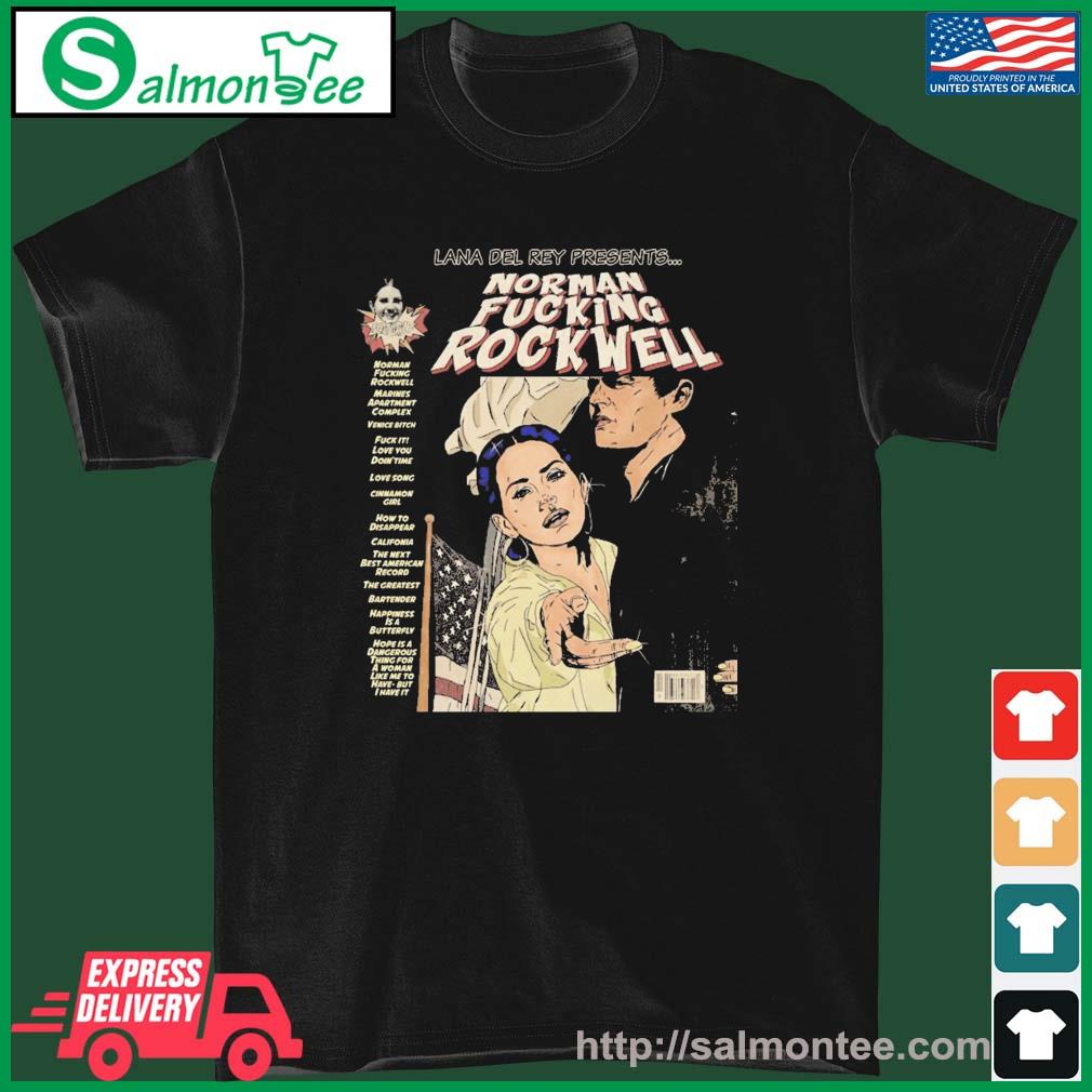 Nice lana Del Rey Presents Norman Fucking Rockwell Shirt