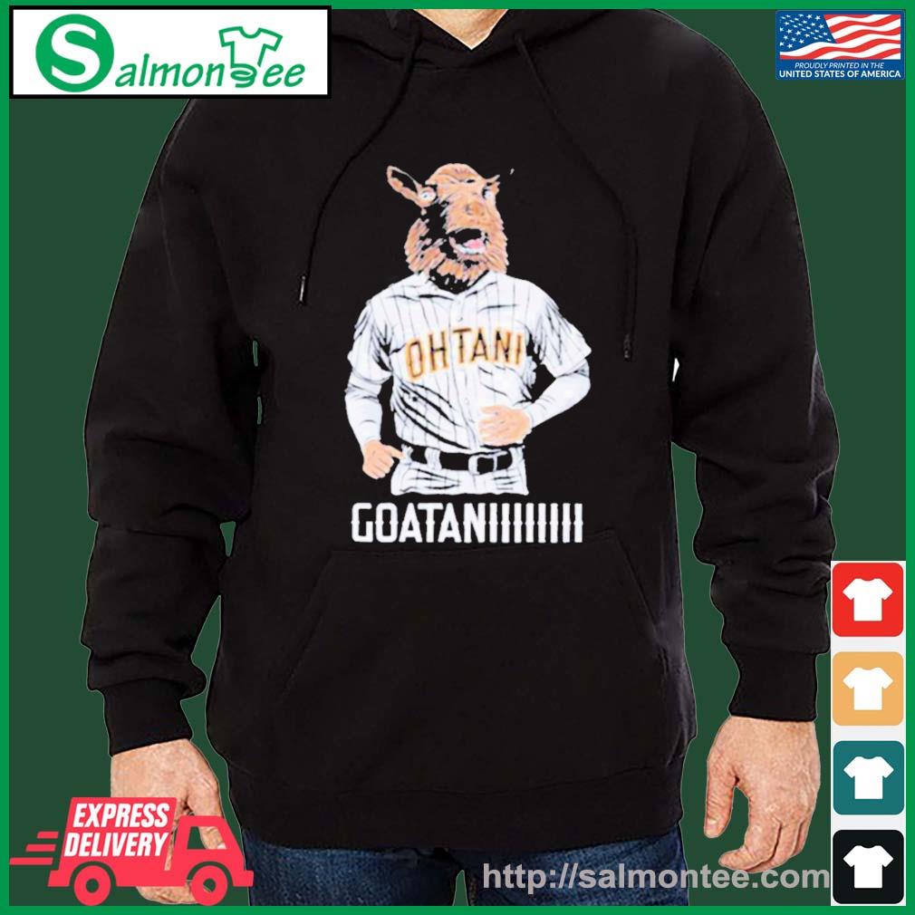 Nice ohtani Japan Baseball Goatanii Shirt salmon black hoodie