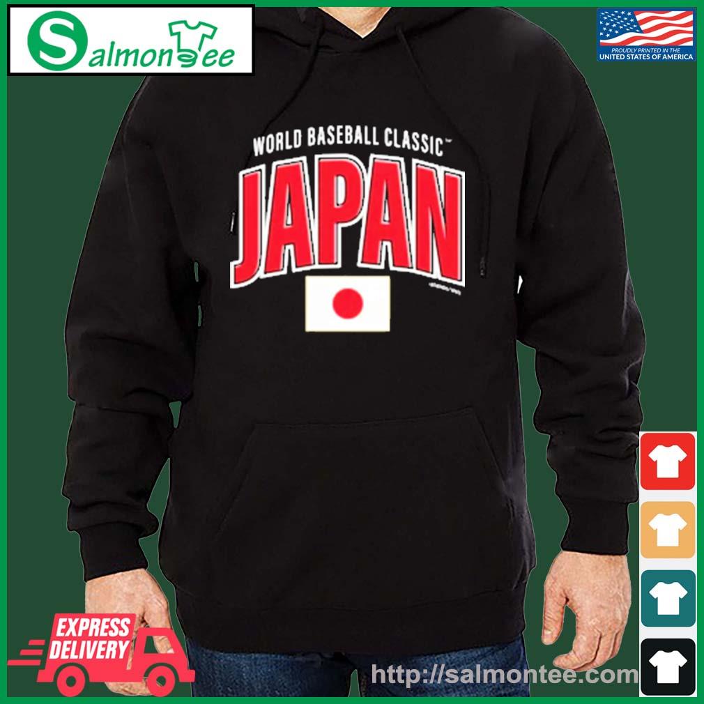 Official Japan Baseball Legends 2023 World Baseball Classic Country Black Long Sleeve Shirt salmon black hoodie