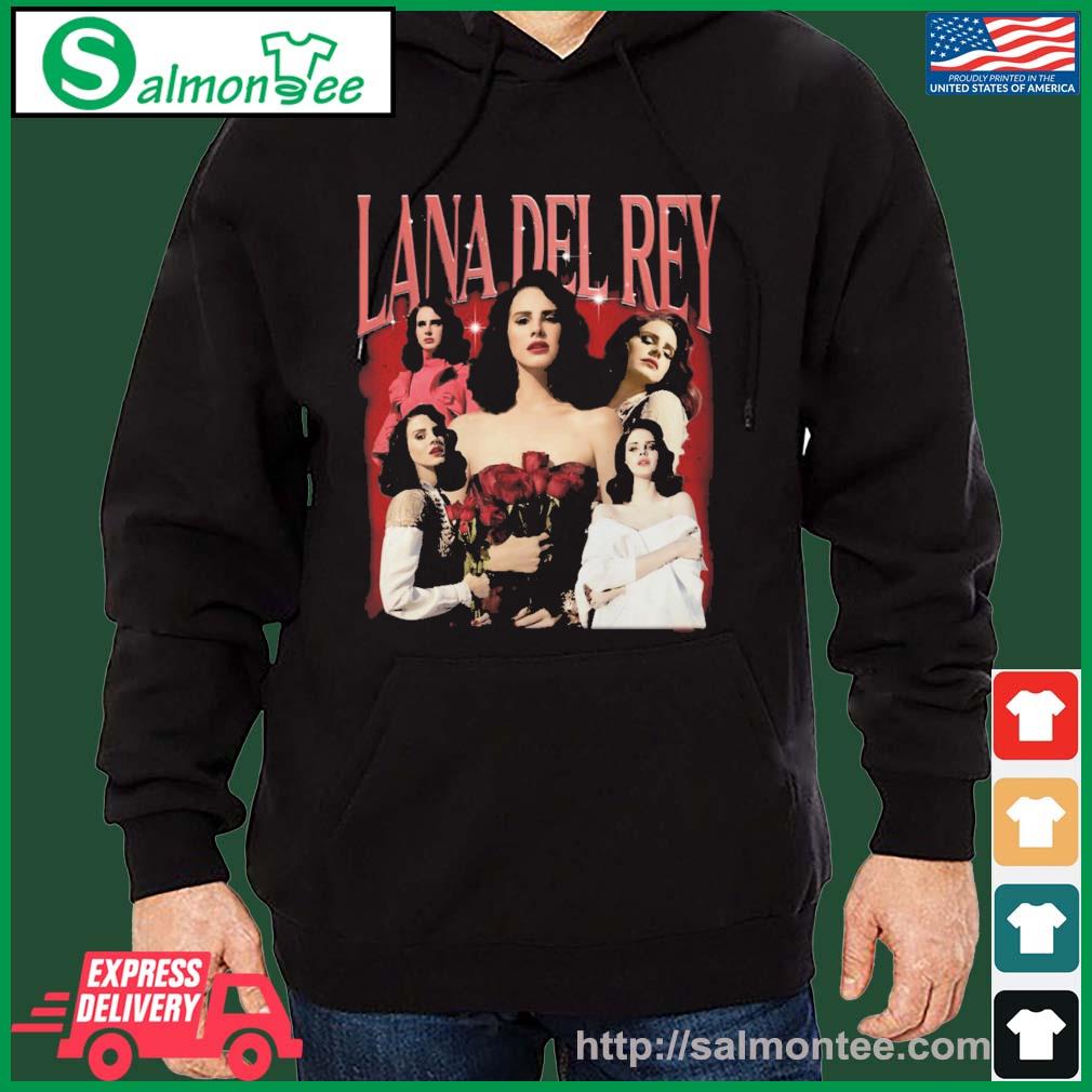 Official lana Del Rey Album Best Shirt salmon black hoodie