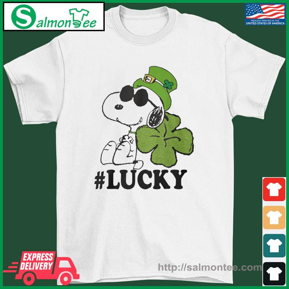 Peanuts St. Patrick's Snoopy Lucky Clover 2023 Shirt