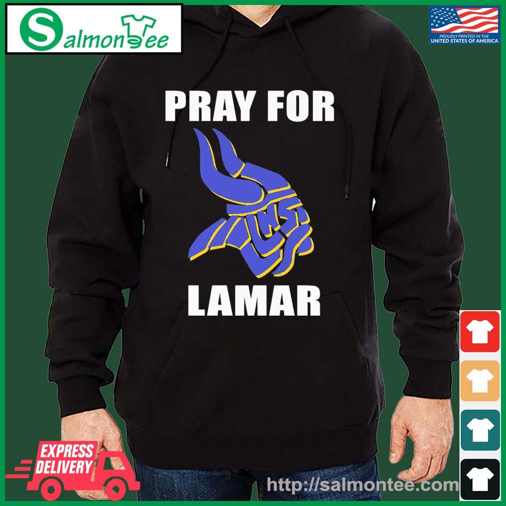 Pray For Lamar Shirt salmon black hoodie