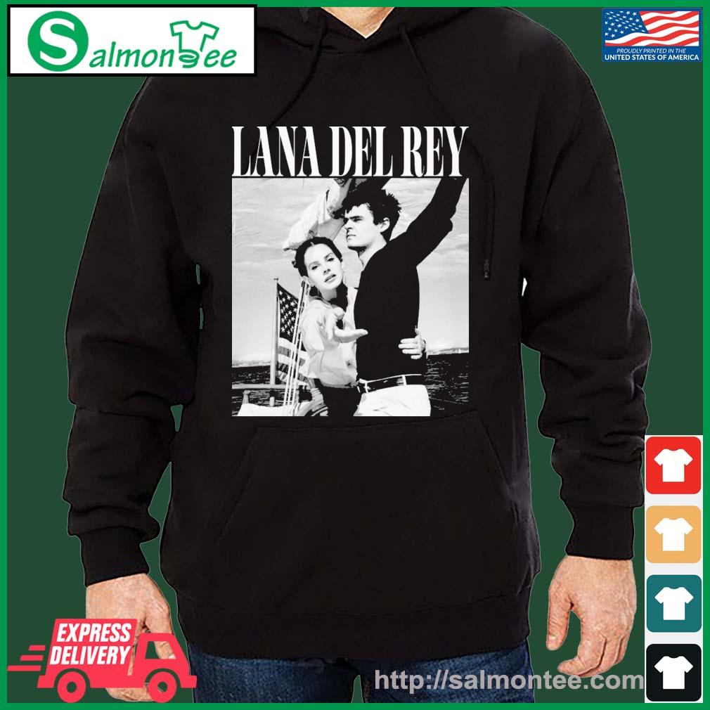 Premium lana Del Rey Shirt salmon black hoodie