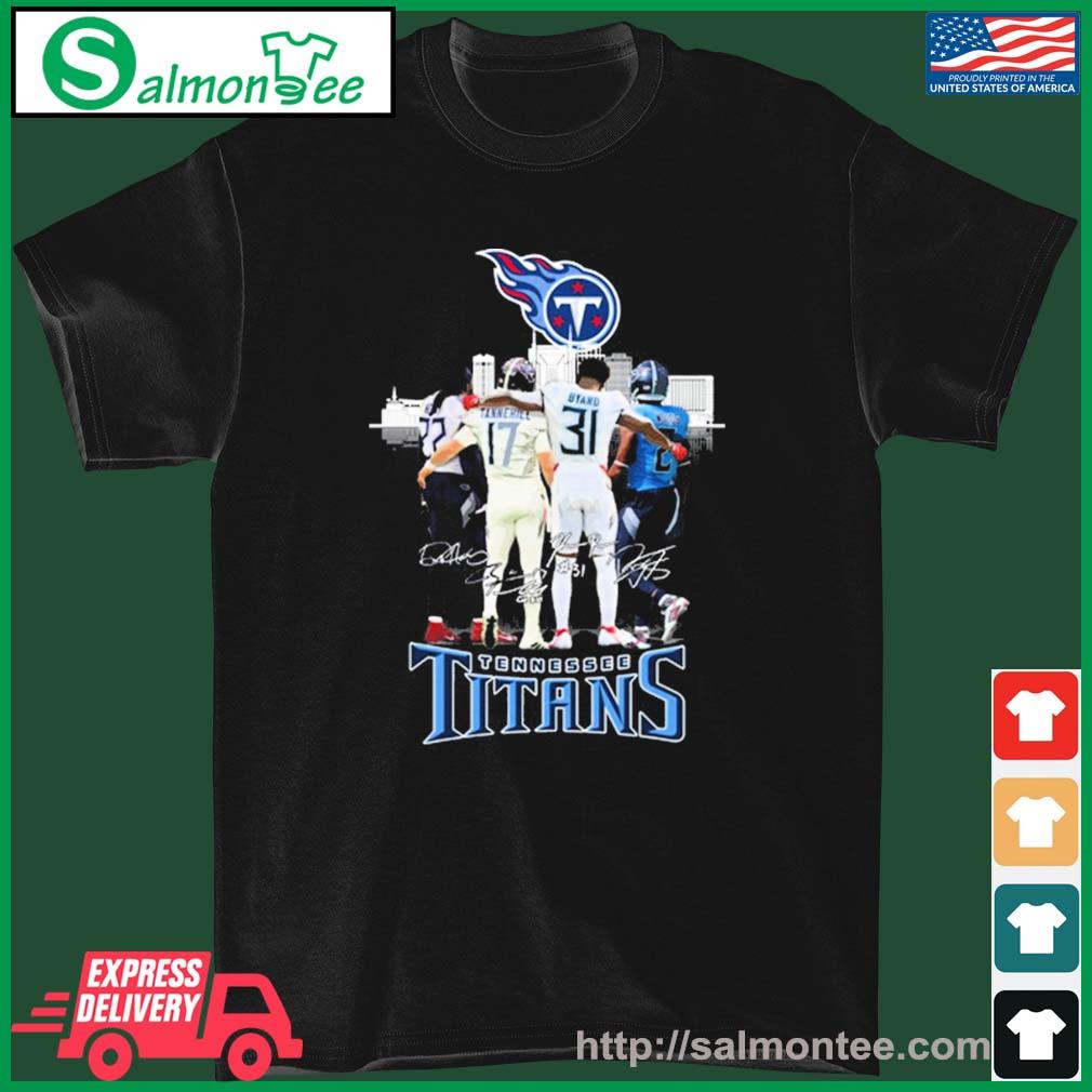 Tennessee Titans Derrick Henry Ryan Tannehill Taylor Lewan Shirt - Limotees