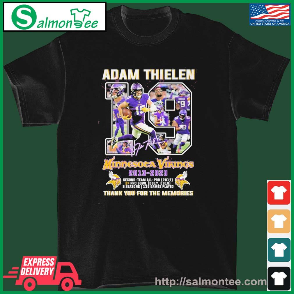 Minnesota Vikings Adam Thielen Jersey Style Hoodie Hoody Hooded