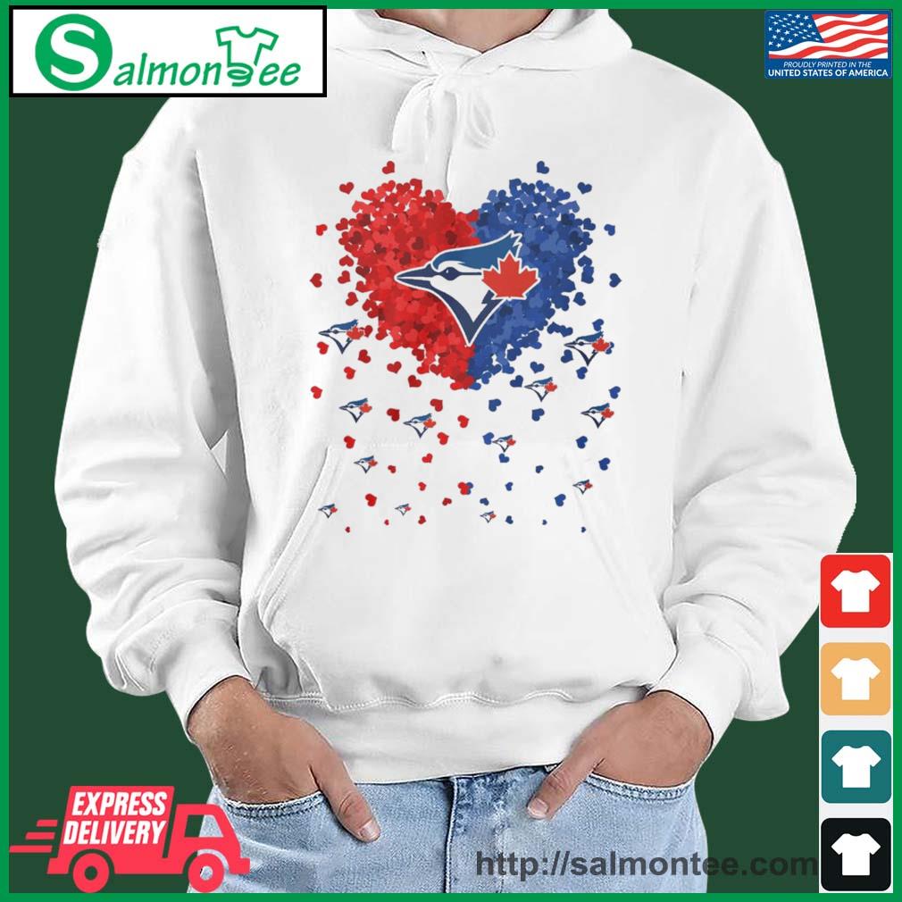 Toronto Blue Jays Canada Day Heart Shirt, hoodie, sweater, long