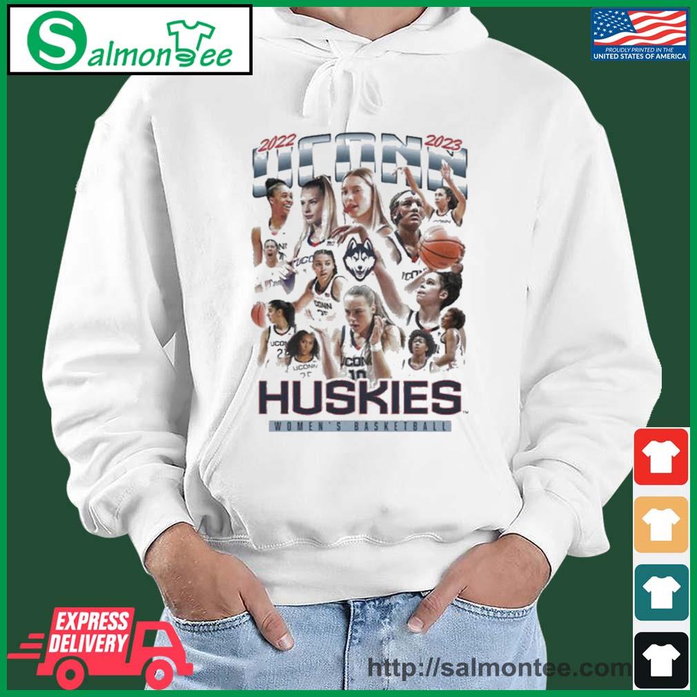 Uconn Huskies 2022 2023 Womens Basketball Shirt salmon white hoodie