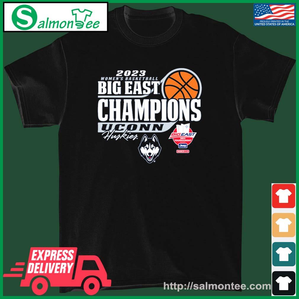 Uconn Huskies 2023 Big East Women's Basketball Conference Tournament Champions Locker Room T-shirt