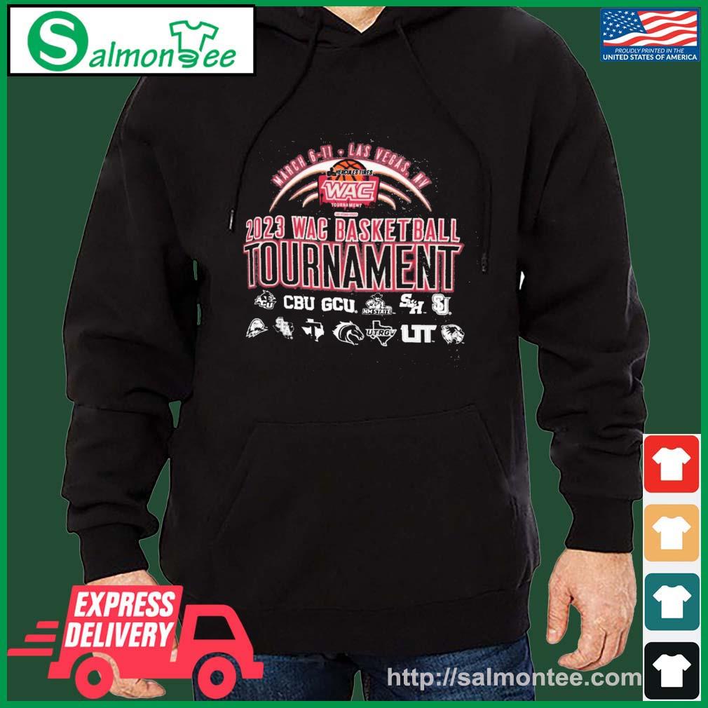 WAC Basketball Tournament 2023 Las Vegas Shirt salmon black hoodie