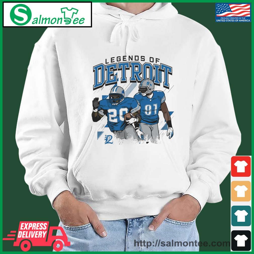 Calvin Johnson And Barry Sanders Legends Of Detroit Lions Shirt, hoodie,  sweater, long sleeve and tank top