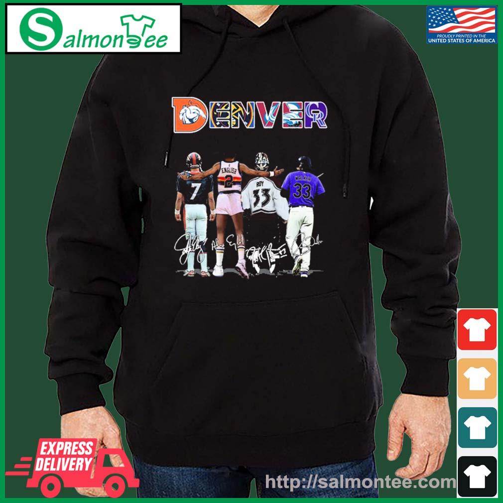 Denver nuggets Colorado avalanche denver broncos Colorado rockies city  signatures Shirt, hoodie, sweater, long sleeve and tank top